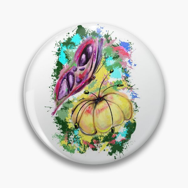 Item preview, Watercolor butterfly with flower designed and sold by AlweeCeed.