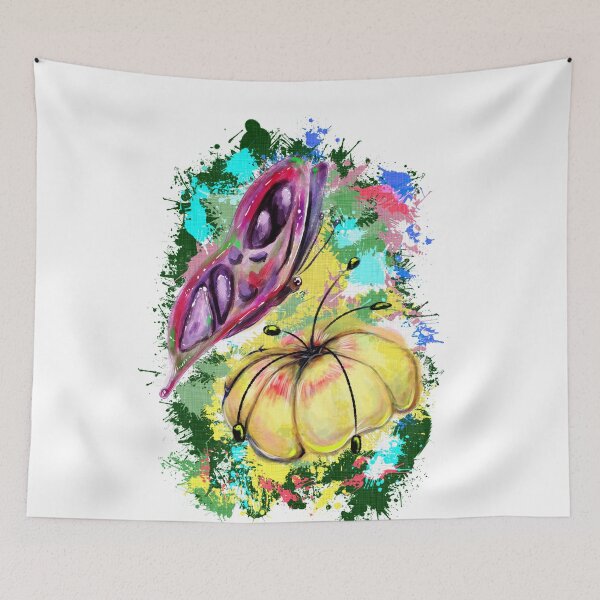 Item preview, Watercolor butterfly with flower designed and sold by AlweeCeed.