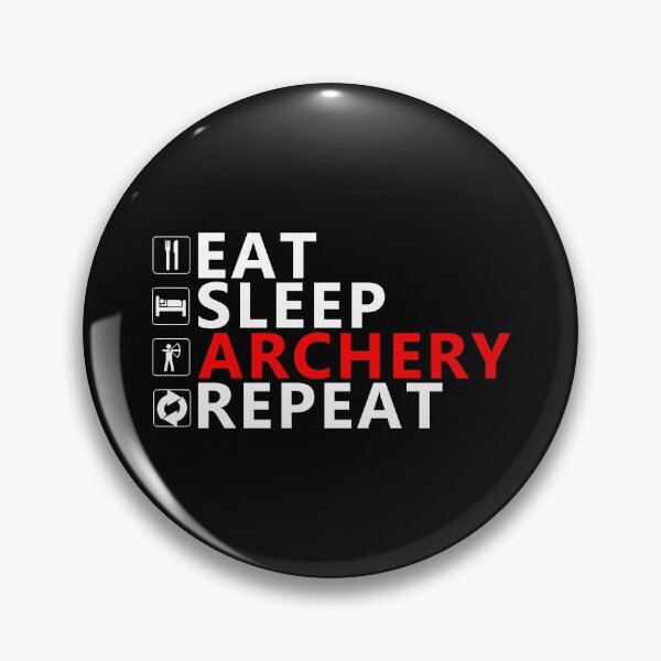 Item preview, Eat Sleep Archery Repeat designed and sold by equiliser.