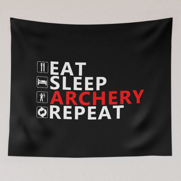 Item preview, Eat Sleep Archery Repeat designed and sold by equiliser.