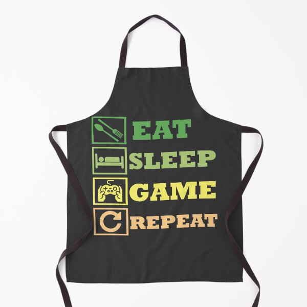Item preview, Eat Sleep Game Repeat  designed and sold by Rami Khalifah.