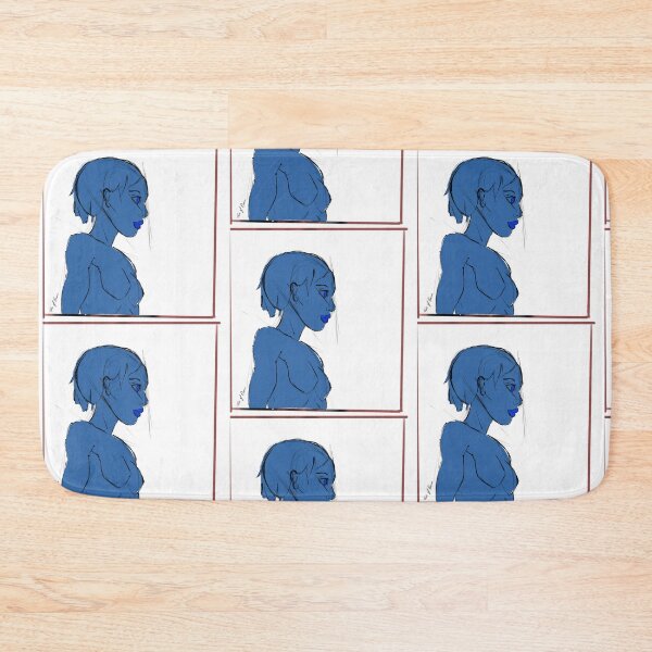 Item preview, Whimsical Blue - White designed and sold by FaceOfBeau.