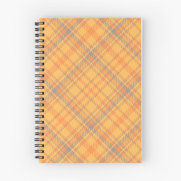 Item preview, Orange Grey Tartan Plaid Pattern designed and sold by GeeHanz.