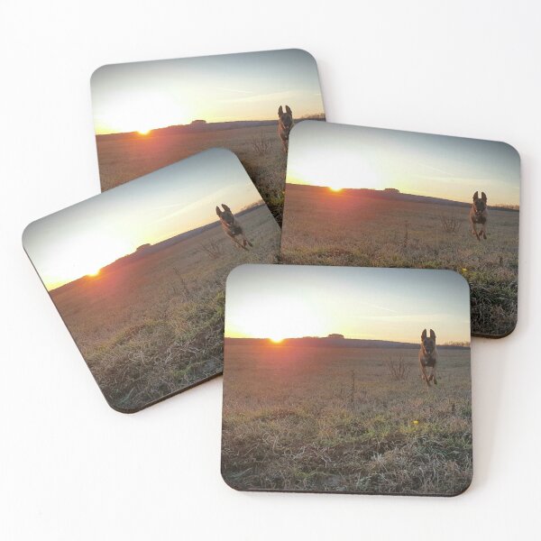 Item preview, Malinois at sunset designed and sold by DogsAndMore.