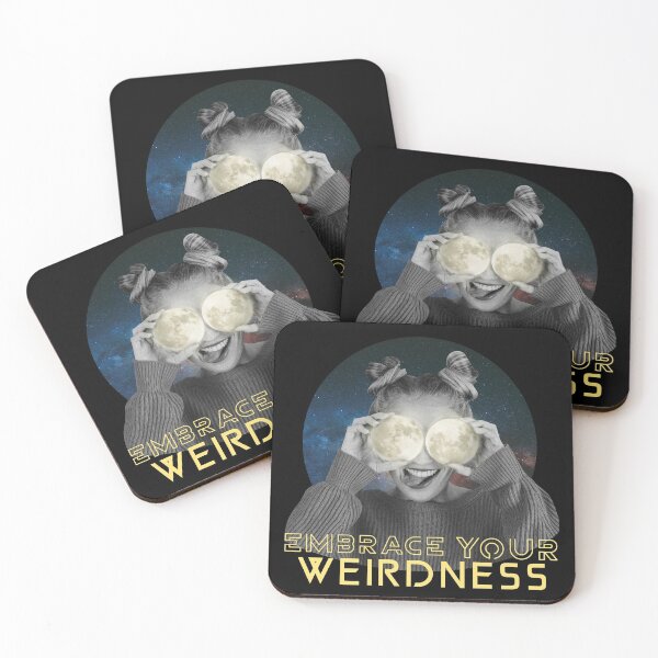 Item preview, Embrace Your Weirdness - Stars Galaxy Space And Moon designed and sold by Nora's Designs and Graphics.