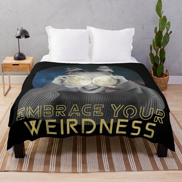 Item preview, Embrace Your Weirdness - Stars Galaxy Space And Moon designed and sold by Nora's Designs and Graphics.