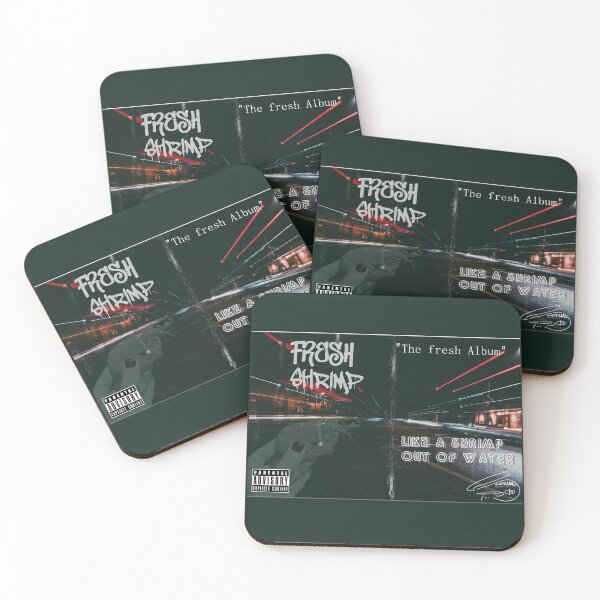 Item preview, Fresh Shrimp, The fresh Album, Like a Shrimp out of Water, Merchandise designed and sold by BusInACan.