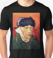 Vincent van Gogh - Self Portrait with Bandaged Ear and Pipe Unisex T-Shirt