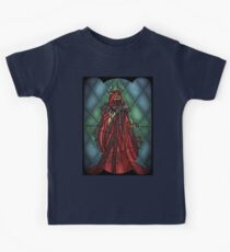 King of the undead - Stained Glass Villains Kids Tee