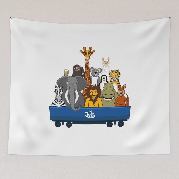 Item preview, Animals traveling together in train T-Shirt designed and sold by Juls Designs.