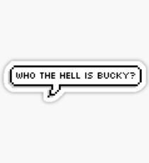 bucky? Sticker
