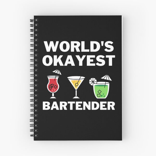 Item preview, World's Okayest And Best Bartender designed and sold by livegood.