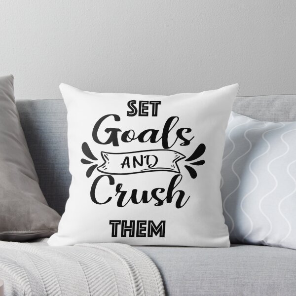 Item preview, Set Goals And Crush Them inspirational illustration gift  designed and sold by KO-Design.