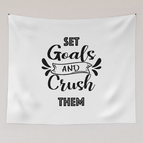 Item preview, Set Goals And Crush Them inspirational illustration gift  designed and sold by KO-Design.