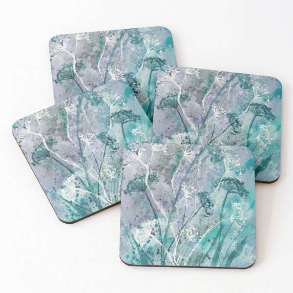 Item preview, Blue abstract Watercolor designed and sold by Karlena Lewin Studio.