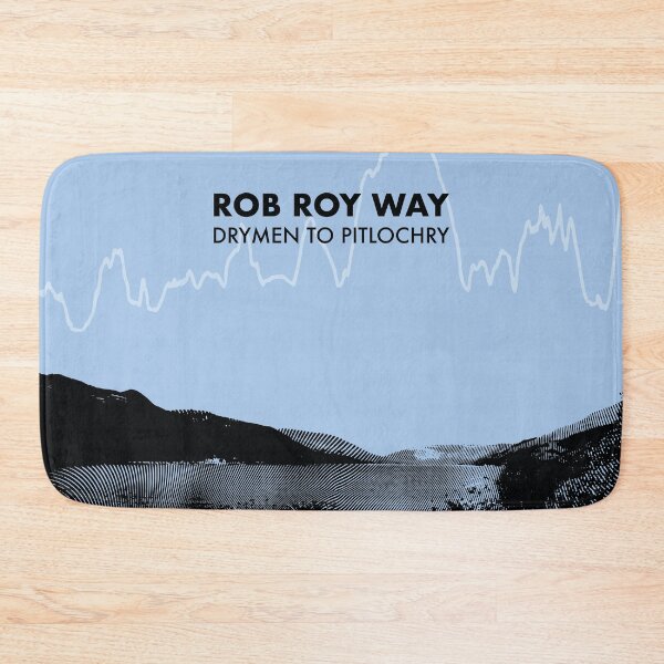 Item preview, The Rob Roy Way Elevation Art - Blue designed and sold by PilgrimageShop.