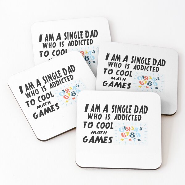 Item preview, I am a single dad who is addicted to cool math games .sticker designed and sold by khodjaikram20.