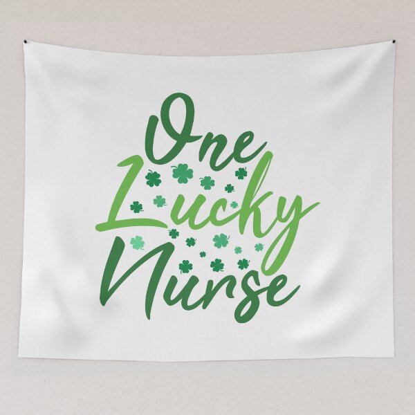 Item preview, One lucky nurse green | st patrick's day designed and sold by Elonshop.