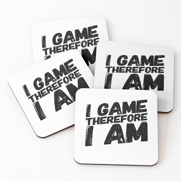 Item preview, I Game Therefore I Am designed and sold by MillanMarketing.