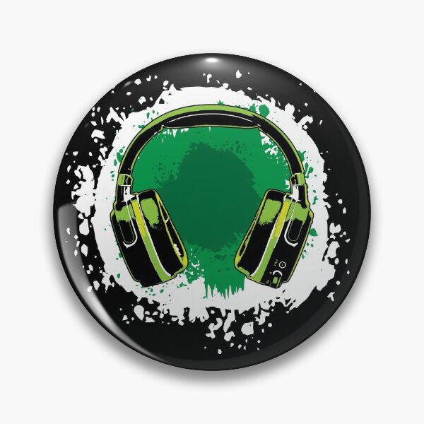 Item preview, Headphones Art, Green designed and sold by LusyArt.