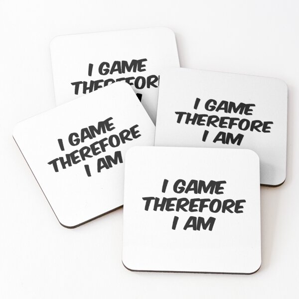 Item preview, I Game Therefore I Am designed and sold by MillanMarketing.