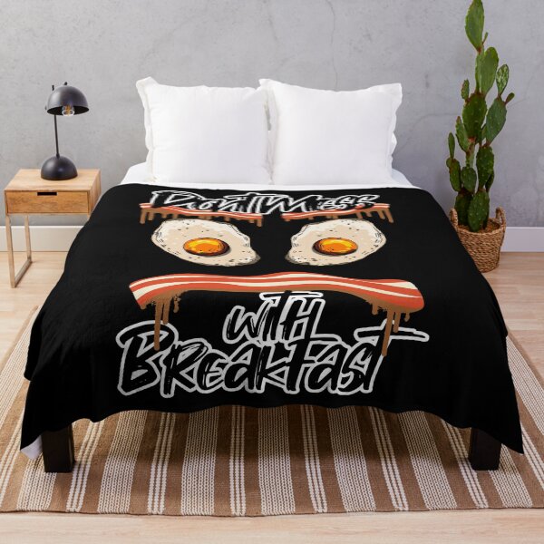 Item preview, don't mess with breakfast bacon fried egg designed and sold by shurikaner.