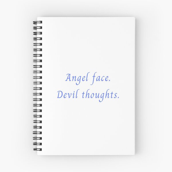 Item preview, Angel face. Devil thoughts. designed and sold by ana1moreira.