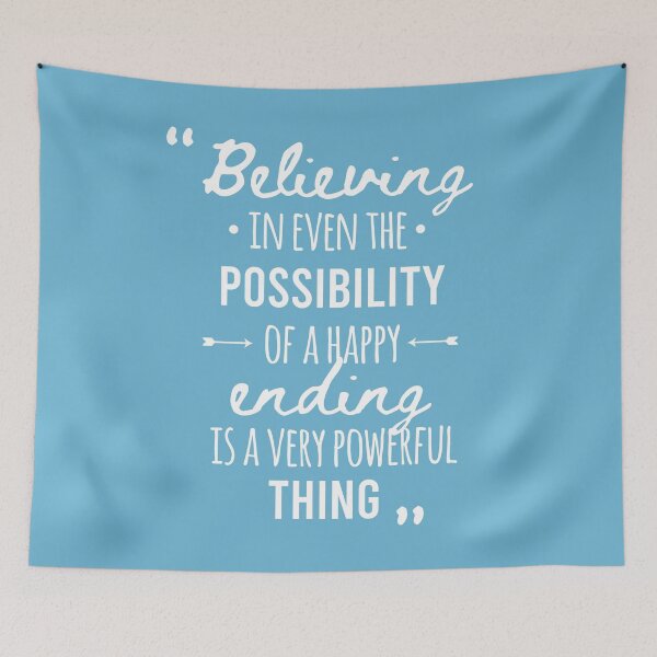 Item preview, Happy ending - Once upon a time quote designed and sold by RainbowCraft.