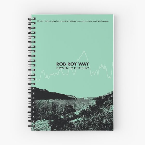 Item preview, The Rob Roy Way Elevation Art - Green designed and sold by PilgrimageShop.