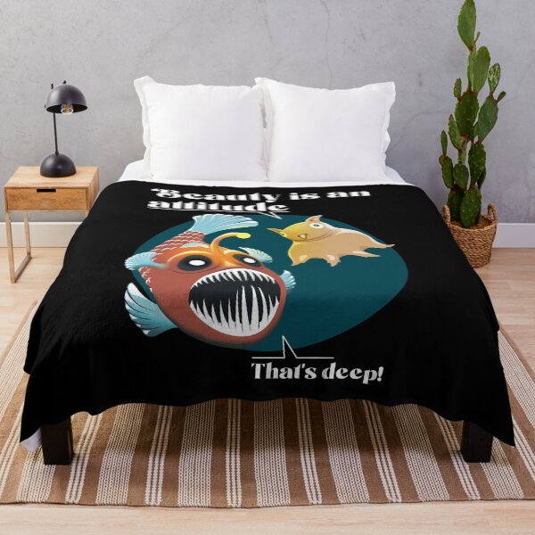 Item preview, Beauty is an attitude - Anglerfish Fish And Abyss Creature designed and sold by TMBTM.