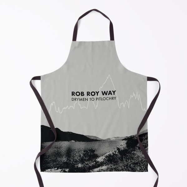 Item preview, The Rob Roy Way Elevation Art - Grey designed and sold by PilgrimageShop.