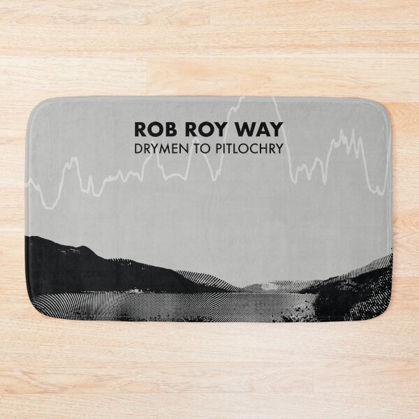 Item preview, The Rob Roy Way Elevation Art - Grey designed and sold by PilgrimageShop.