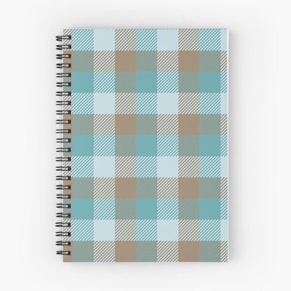Item preview, Cyan Brown Checkered Tartan Pattern designed and sold by GeeHanz.