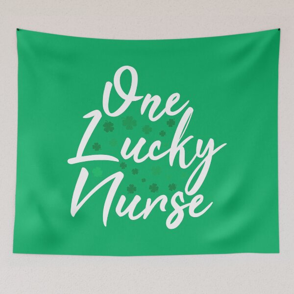 Item preview, One lucky nurse green | st patrick's day designed and sold by Elonshop.