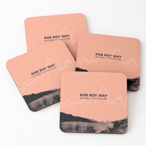 Item preview, The Rob Roy Way Elevation Art - Peach designed and sold by PilgrimageShop.