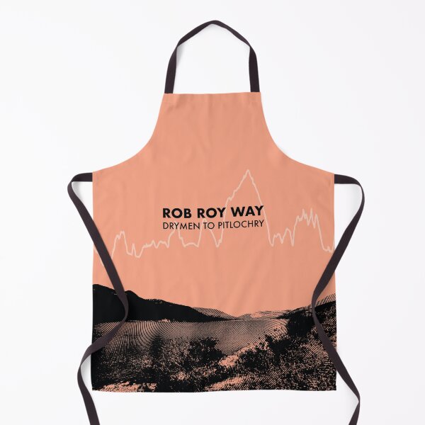 Item preview, The Rob Roy Way Elevation Art - Peach designed and sold by PilgrimageShop.