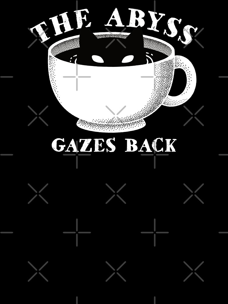 Thumbnail 7 of 7, Oversized T-Shirt, The Abyss Gazes Back designed and sold by ElectricFangs.