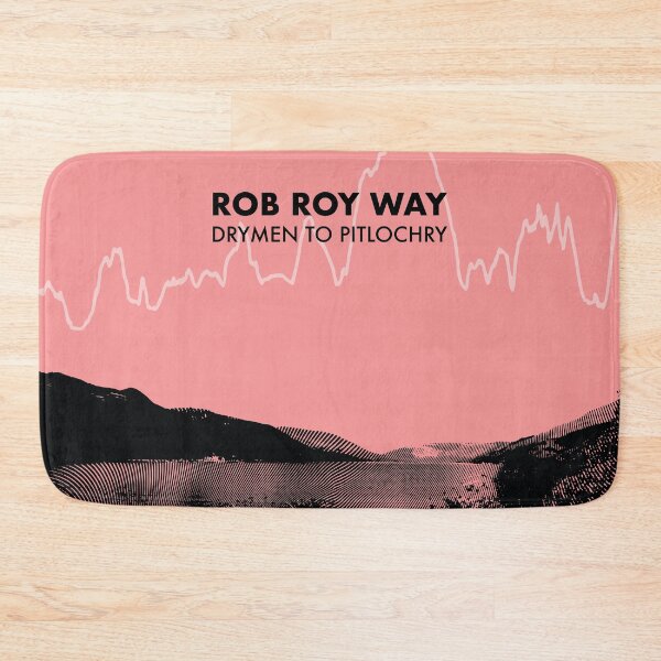 Item preview, The Rob Roy Way Elevation Art - Pink designed and sold by PilgrimageShop.