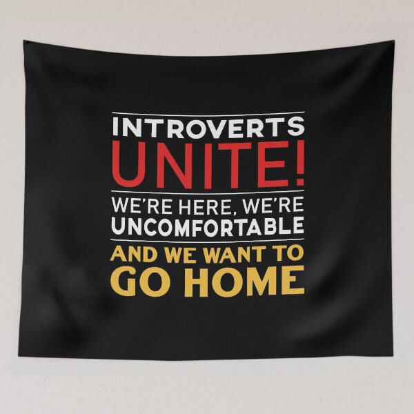 Item preview, Introvert Funny Introverted Person Quote Political Slogan Parody designed and sold by sillyquestions.