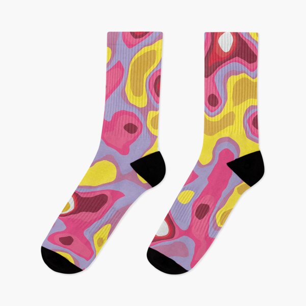 Item preview, Pink Wave Abstract Pattern designed and sold by quarantineshop.