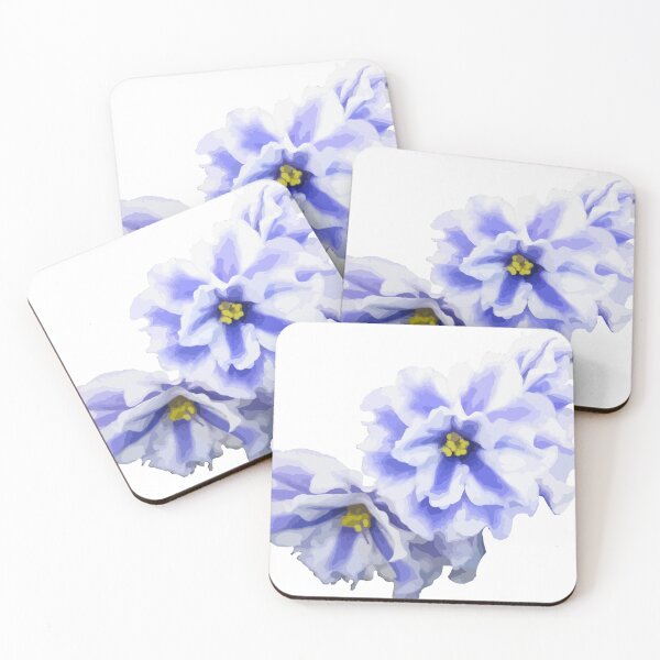 Item preview, Moon Child African Violet in Purple and White designed and sold by AmyWhy.