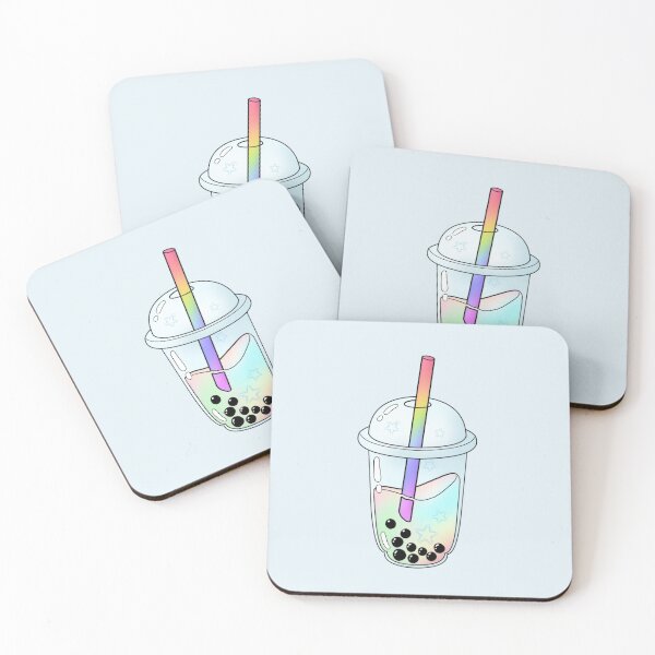 Artikelvorschau, Regenbogen Boba entworfen und verkauft von Snowfly Studio.