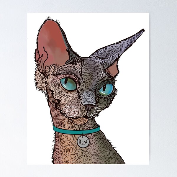 Item preview, Devon rex designed and sold by Tully Simmonds.