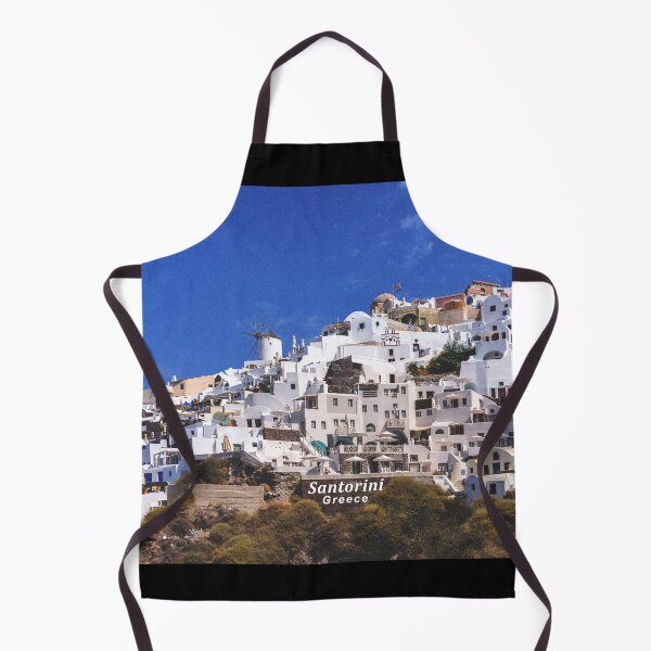 Item preview, Santorini, Greece - Beautiful White Houses & Windmill of Oia designed and sold by leemcnut.