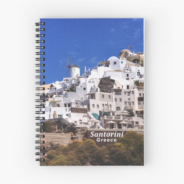 Item preview, Santorini, Greece -  Beautiful White Houses & Windmill of Oia designed and sold by leemcnut.