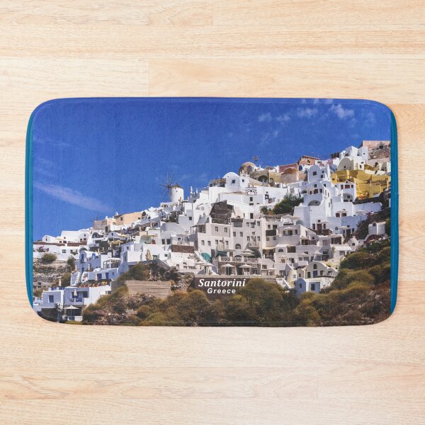 Item preview, Santorini, Greece -  Beautiful White Houses & Windmill of Oia designed and sold by leemcnut.