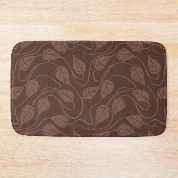 Item preview, Swirled Leaf Pattern- Mocha Colorway (Big Print Version) designed and sold by YGA Studio.