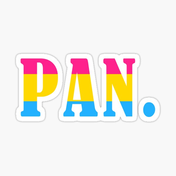 Pansexual Sticker By Yeti Design Redbubble