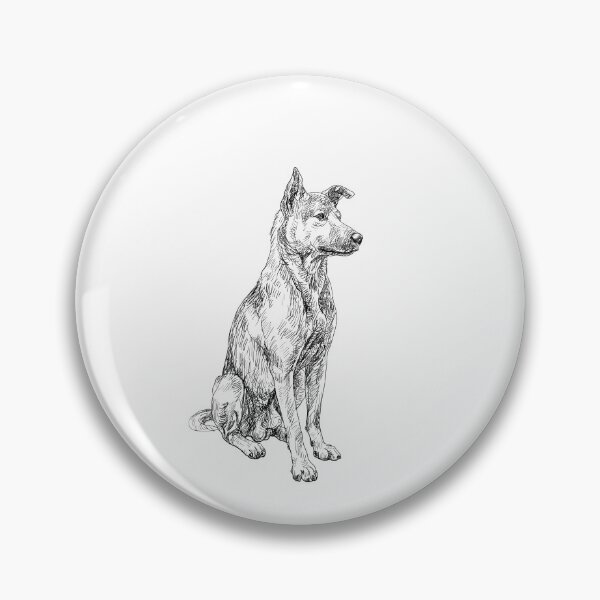 Item preview, Dog, Thai ridgeback breed with shading. designed and sold by hadkhanong.
