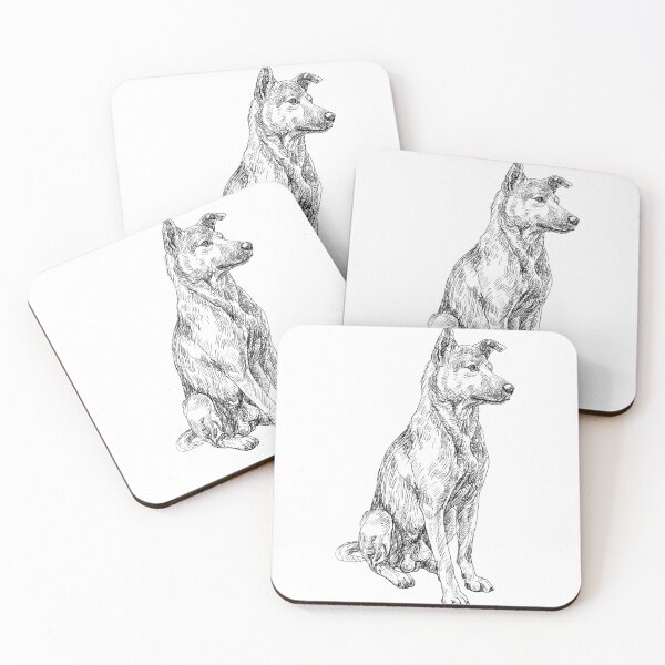 Item preview, Dog, Thai ridgeback breed with shading. designed and sold by hadkhanong.
